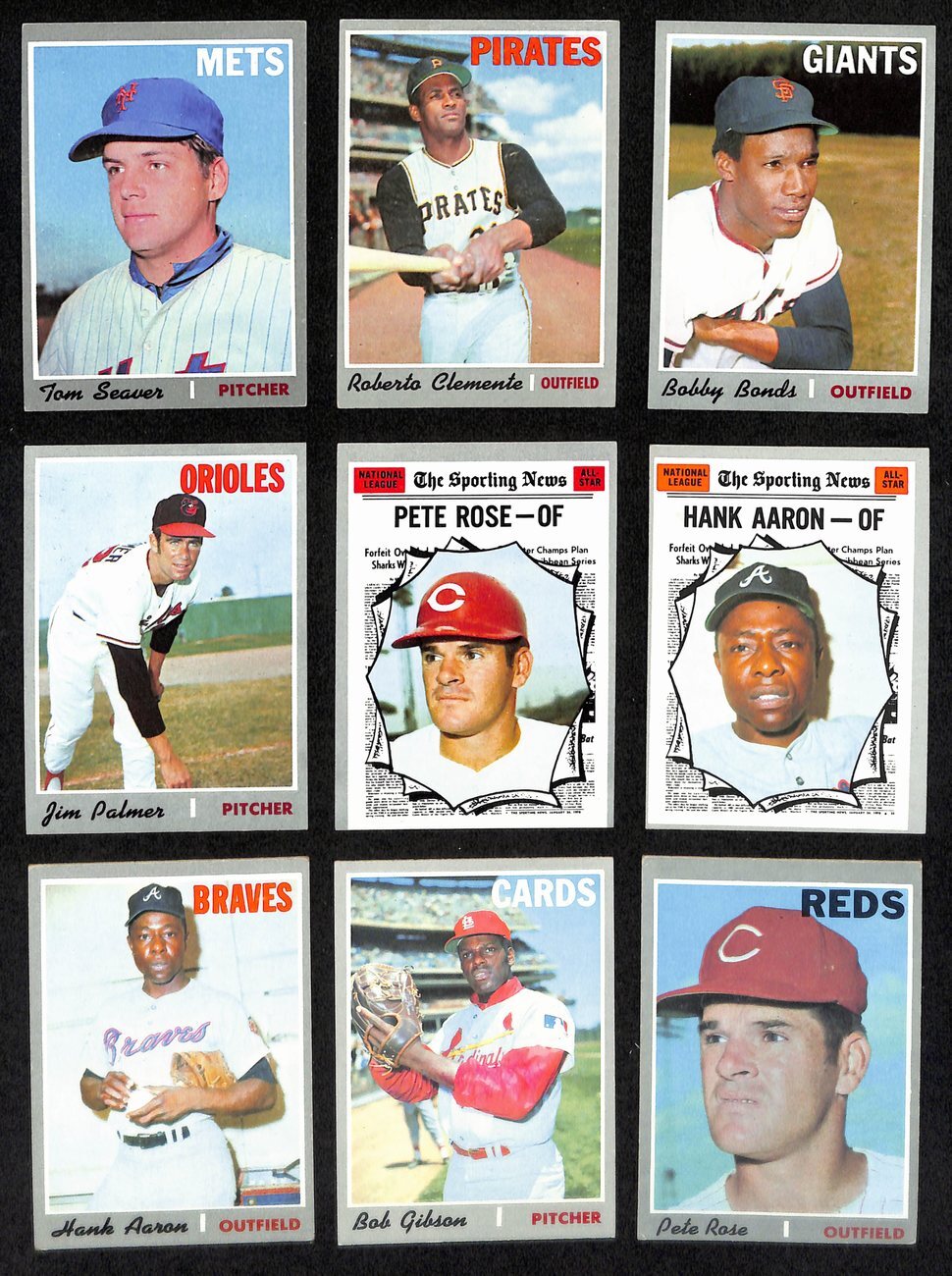 1970 Topps Baseball Card Complete Set (1-720)