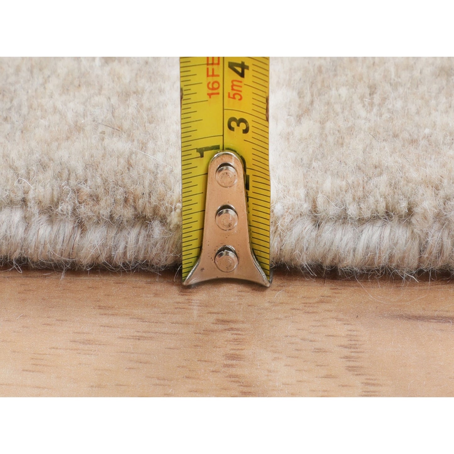11'8"X14'8" Oversized Taupe Fine Jacquard Hand Loomed Wool And Artsilkrug