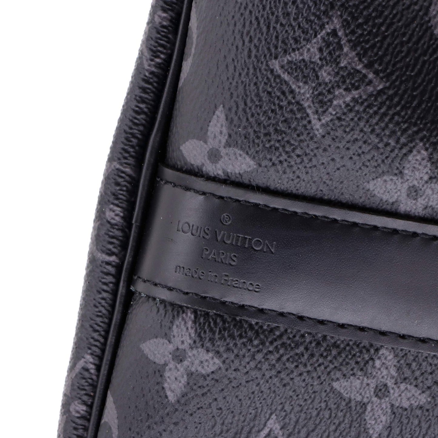 Louis Vuitton Keepall Bandouliere Bag Monogram Eclipse Canvas 55