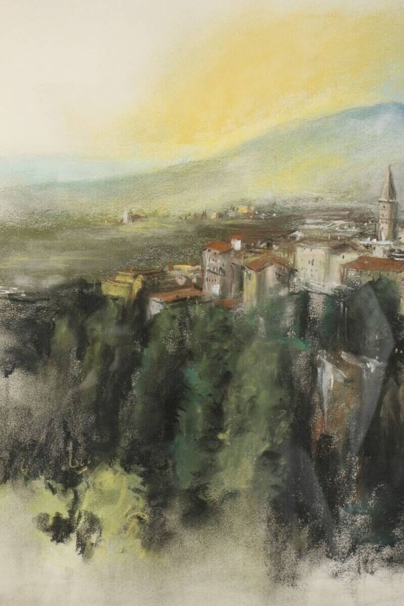 Nate Giorgio - Tivoli Italy Original Painting Oil