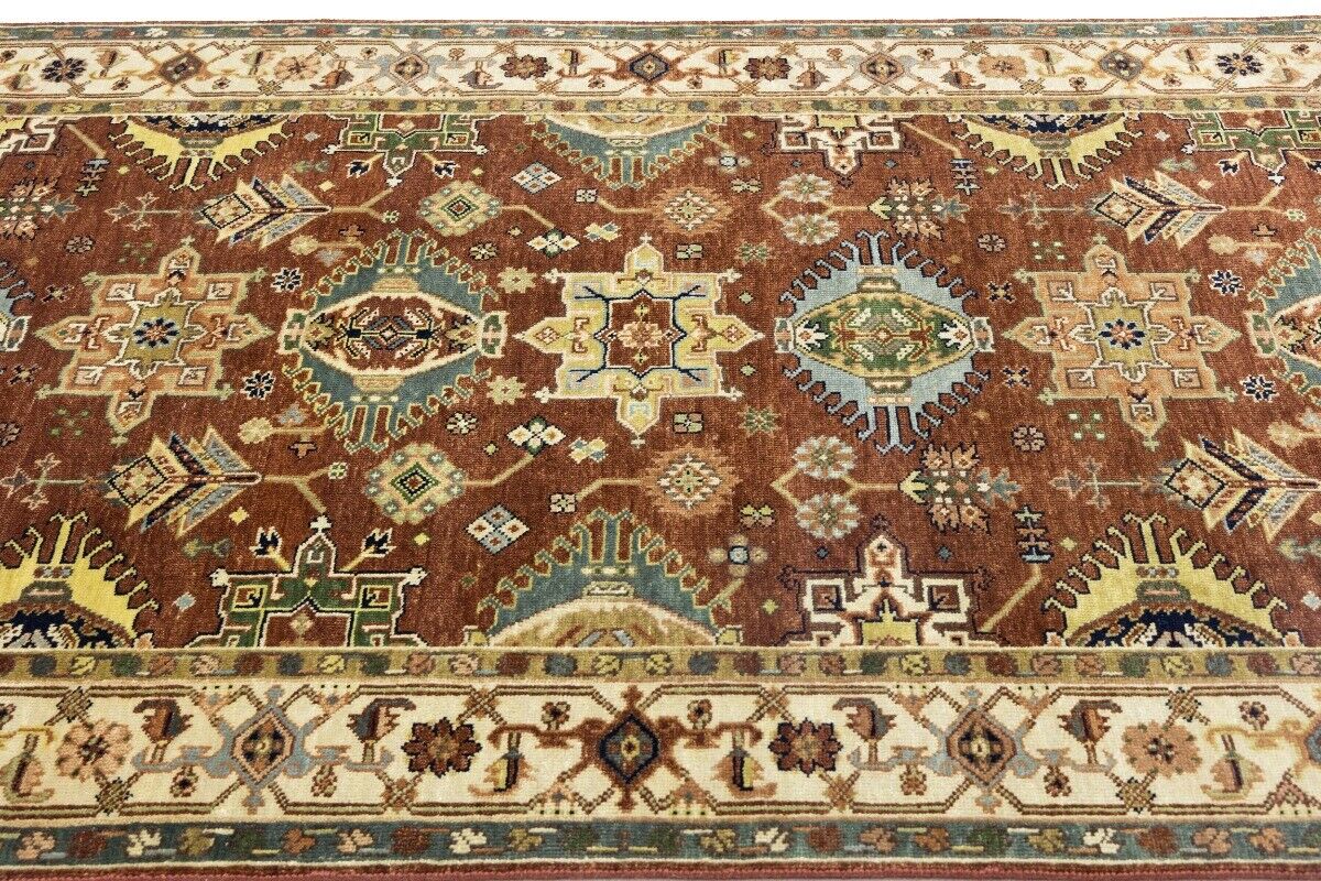 5X8 Ft Farmhouse Tribal Geometric Rug