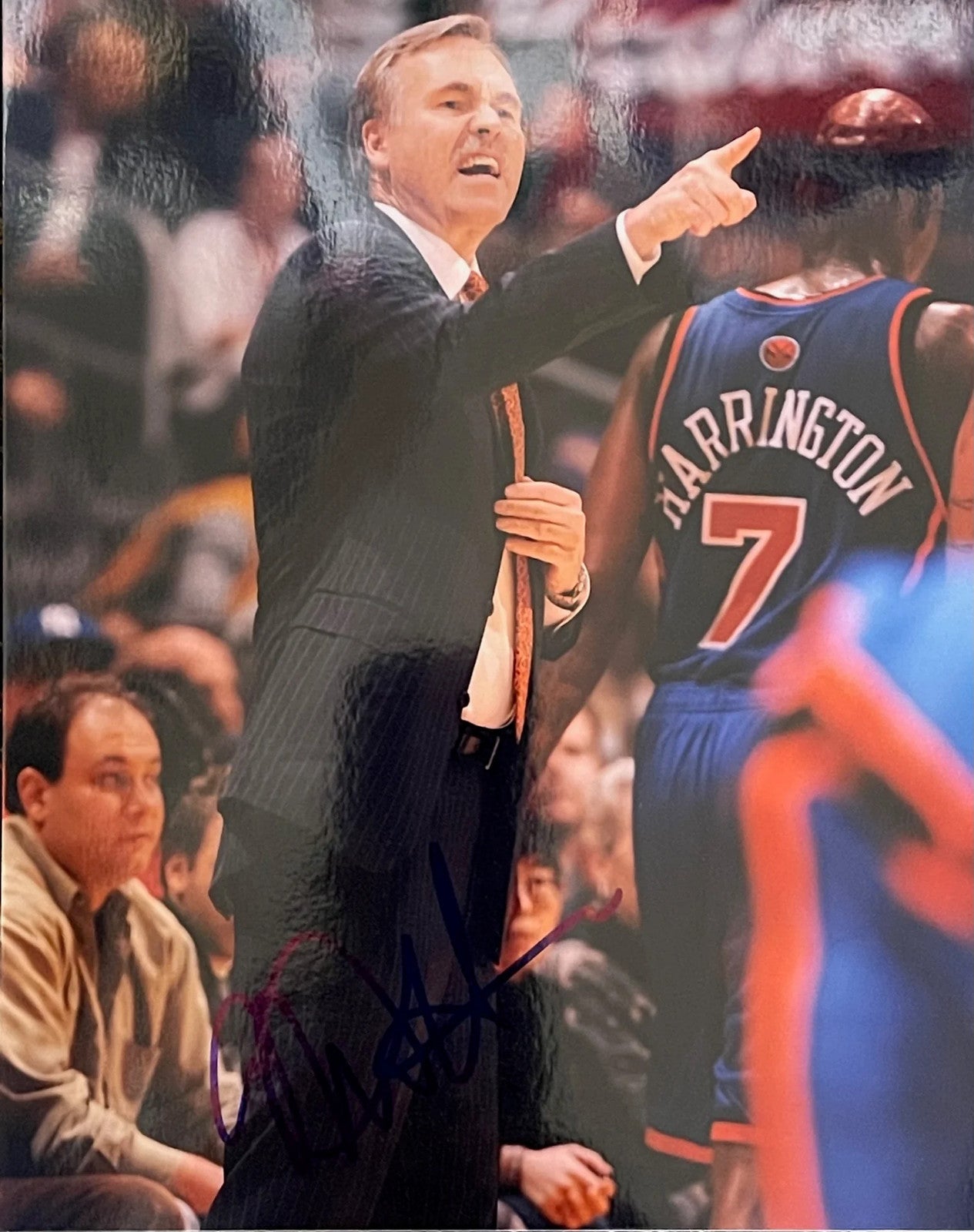 Mike D'Antoni Autographed Basketball 8X10 Photo