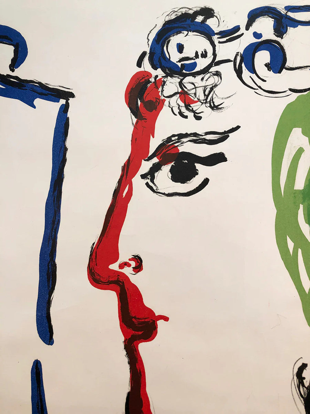 Marc Chagall Artist As Phoenix " Lithograph Modernism