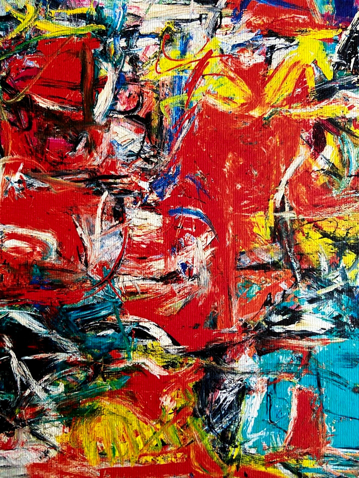 Willem De Kooning Action Painting Coa Signed
