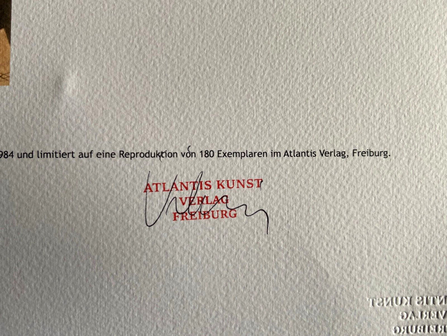 Joan Mir 'Pico De La Mirandola' Lithograph Signed Op Numbered In Pencil