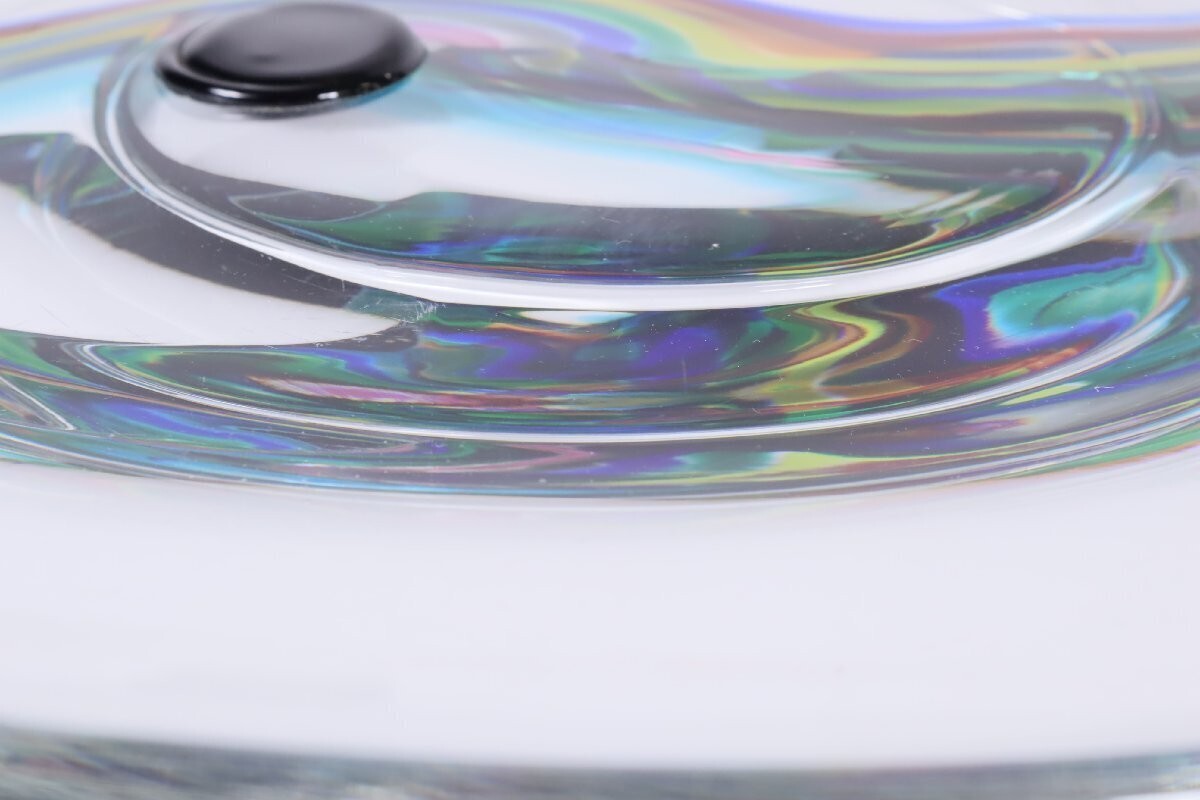 Archimede Seguso Murano Glass Large Dish Plate