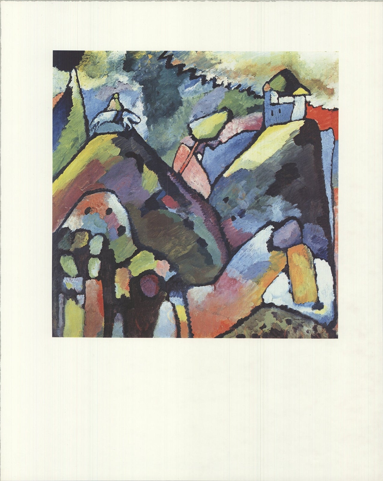 Wassily Kandinsky Improvisation 9 " Offset Lithograph Express