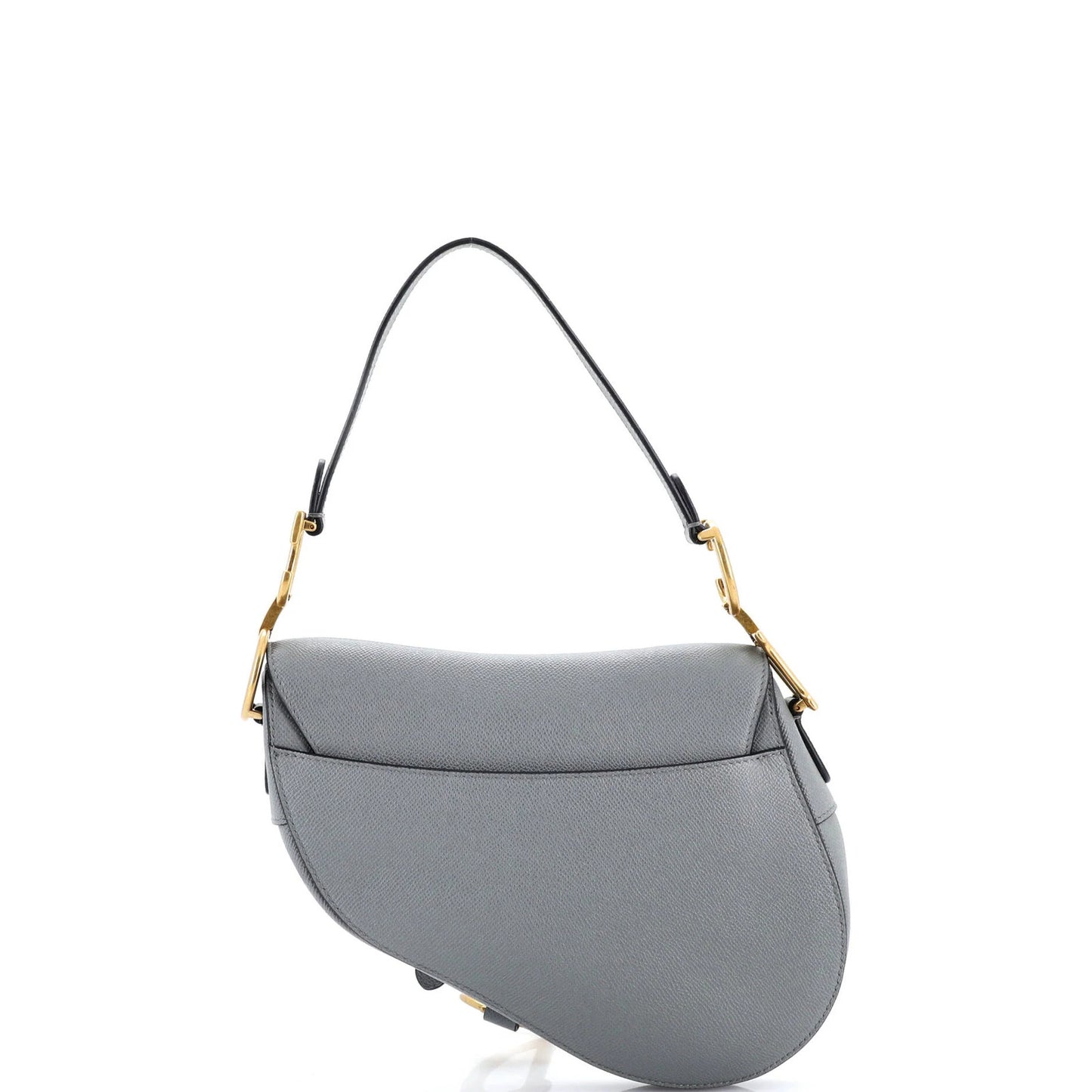 Christian Dior Saddle Handbag Leather Medium