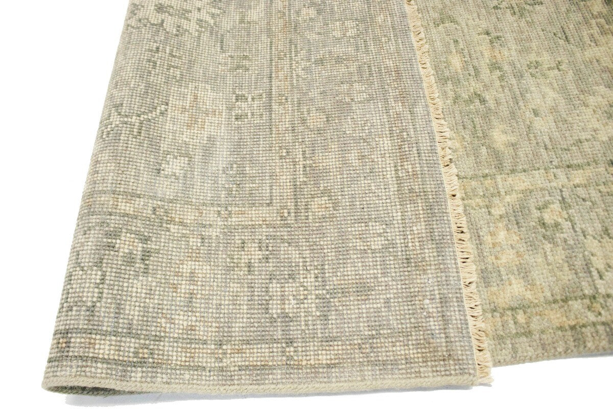 Handmade Vintage Style Oriental Rug Transitional