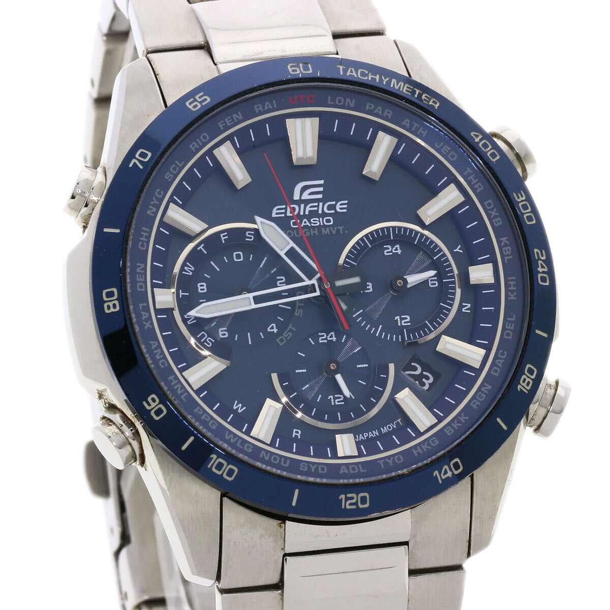 Casio Edifice Watches Eqw-T650Db2Ajf Stainless Steel/Stainless Steel Mens