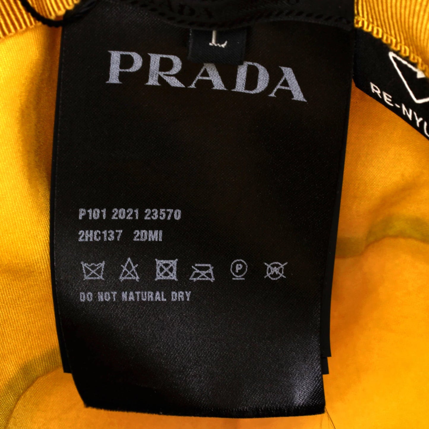 Prada Logo Bucket Hat Re-Nylon