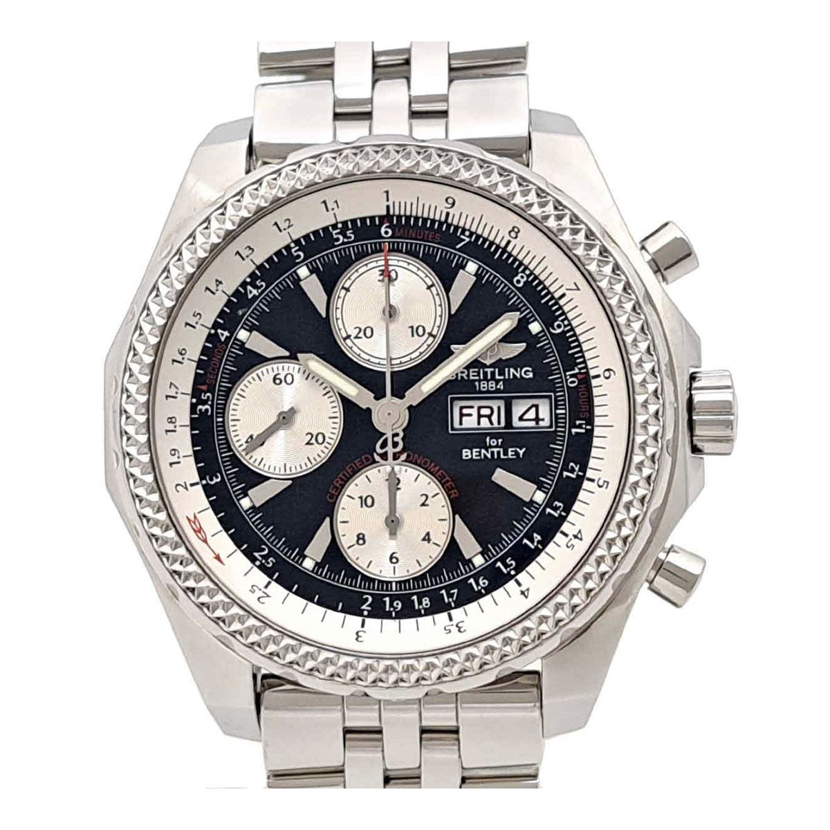 Breitling Bentley Gt A13362 Black Case Size 44Mm Men'S Used Watch #61730