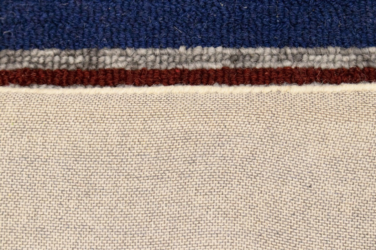 Stripes Design Hand-Tufted Modern Multicolored