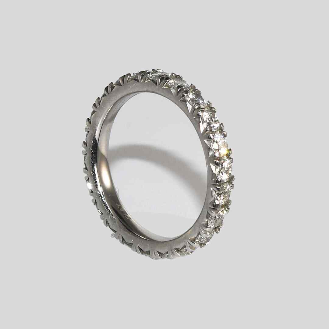 Platinum Diamond Eternity Band 1.20tdw