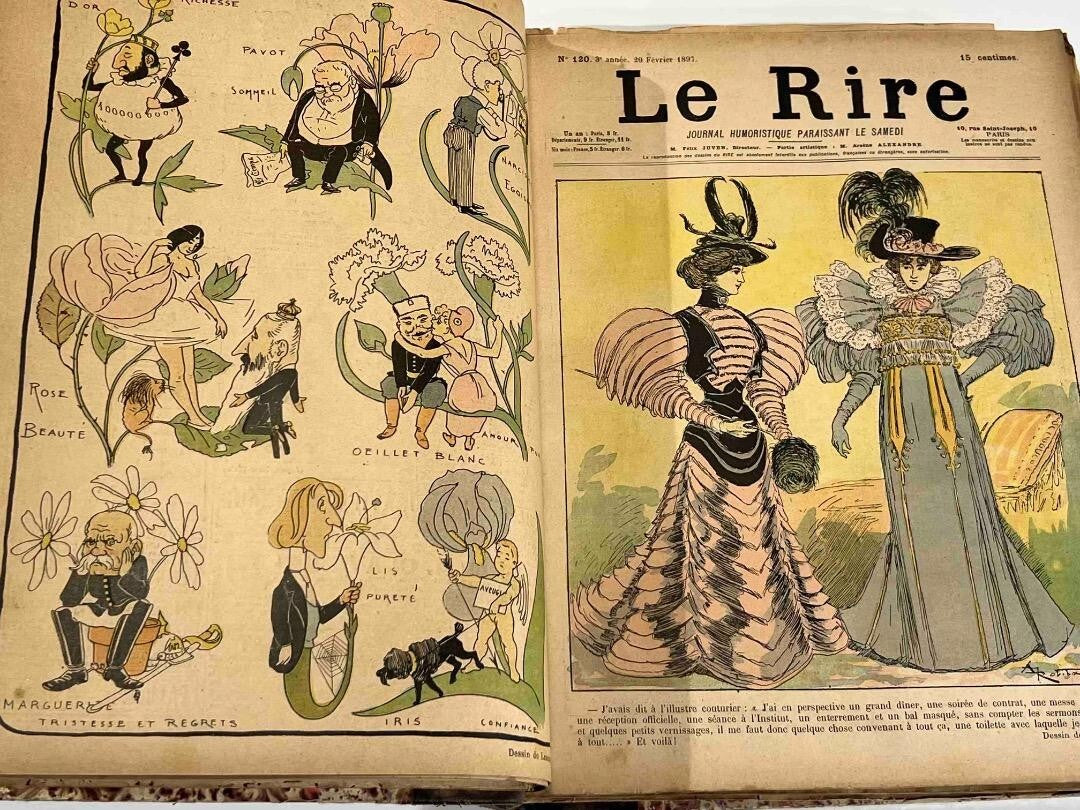 Le Rire 1897-1901 Bound Edition (53 Issues)