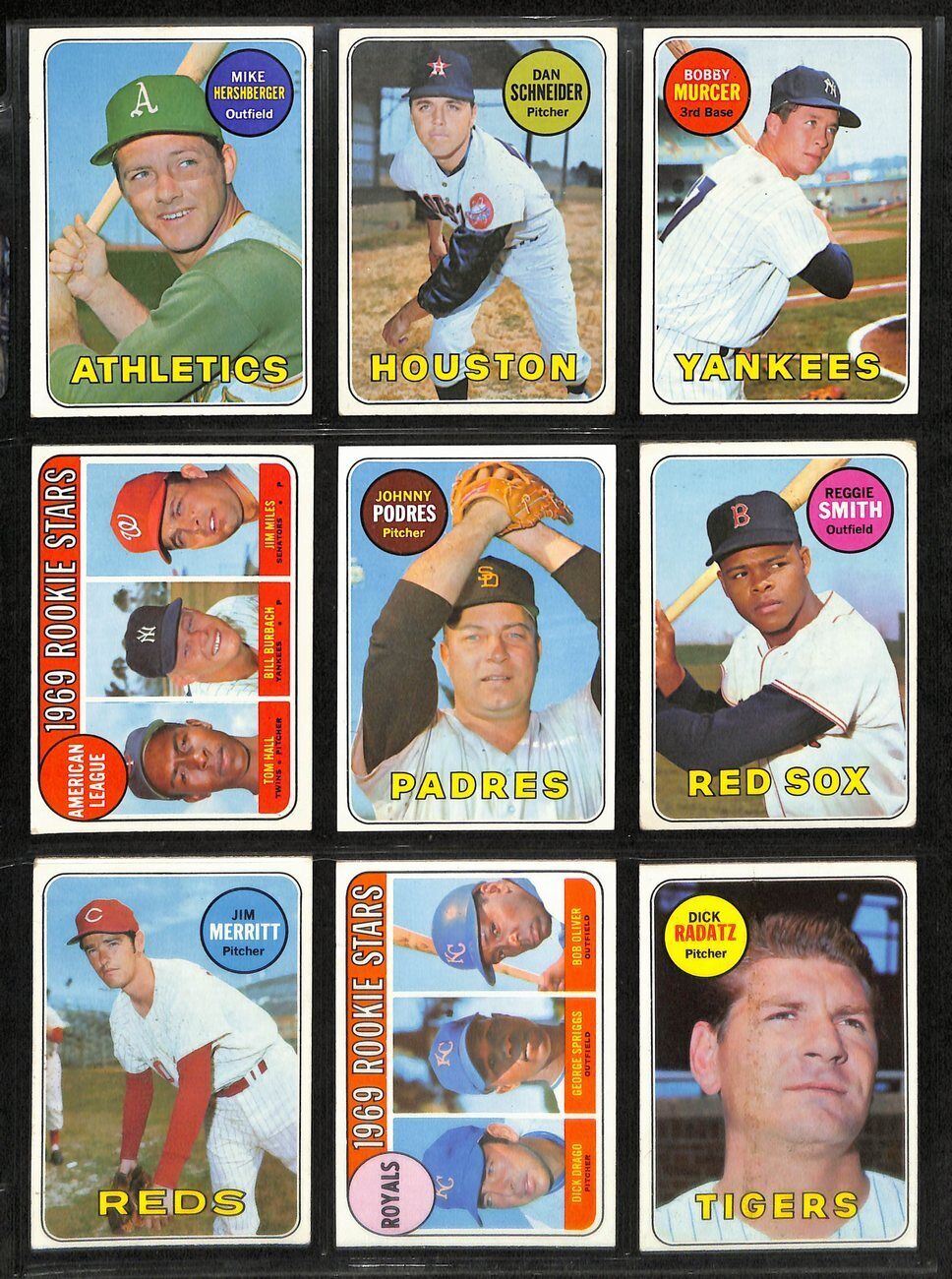 1969 Topps Baseball Card Complete Set (1-664)