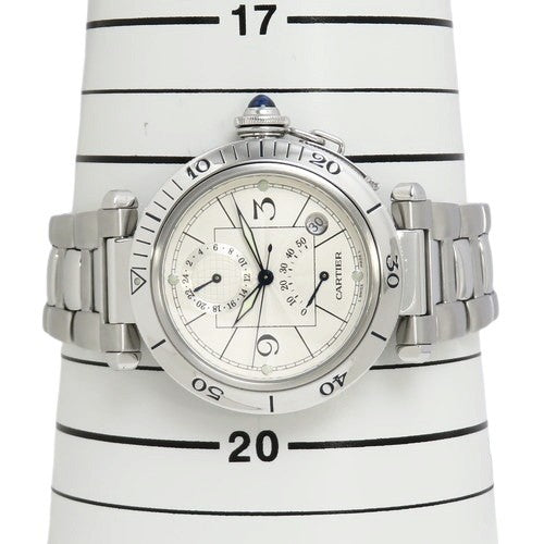 Cartier Pasha 38 Gmt Power Reserve W31037H3