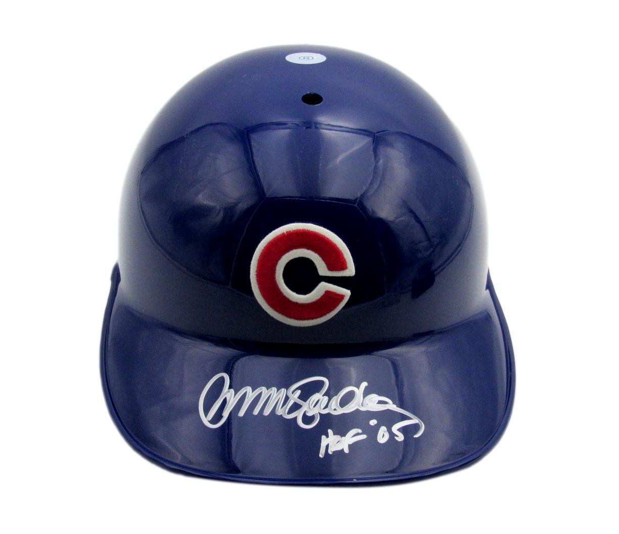 Ryne Sandberg Hof Signed/Insc Mlb Batting Helmet