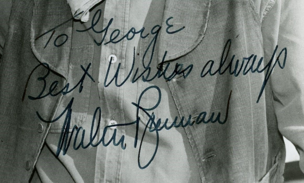 Walter Brennan Signed/Inscribed 8X10 B/W Photo "Real Mccoys" Psa/Dna 192069