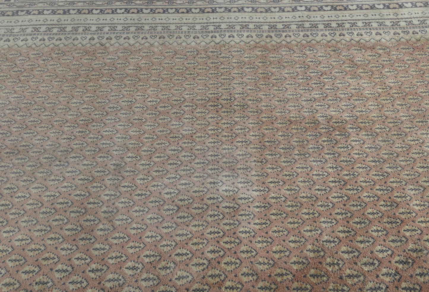 Vintage Handmade Oriental Rug 9X12 Ft Tribal