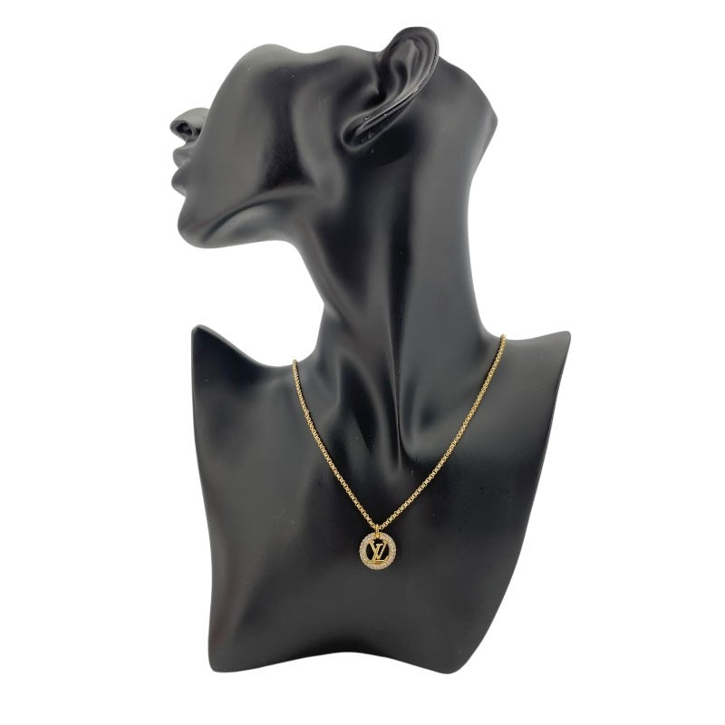 Louis Vuitton Louise By Night Gold Gp Rhinestone Necklace