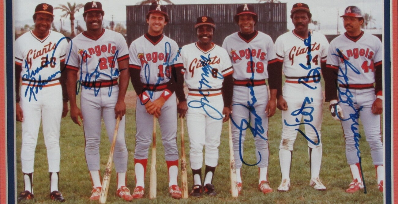 California Dreamin' Mlb Mvps Multi-Signed Framed 8X10 Photo - Jsa 152129