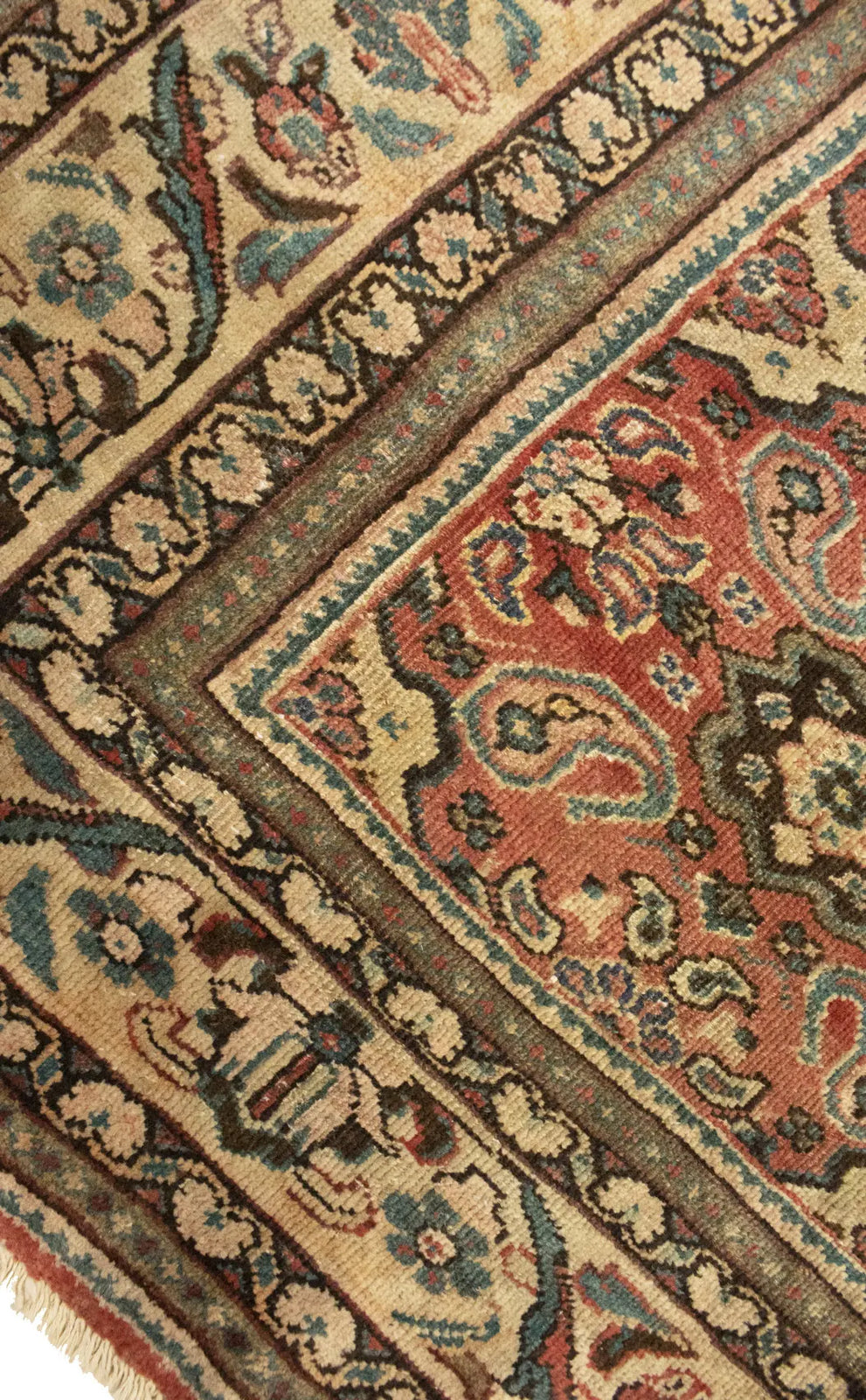 Antique Hand-Knotted Oriental Rug One-Of-A-Kind