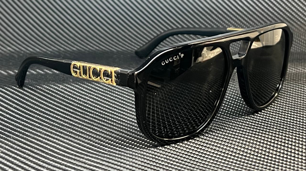 Gucci Gg1188S 001 Black Grey Polarized Unisex M