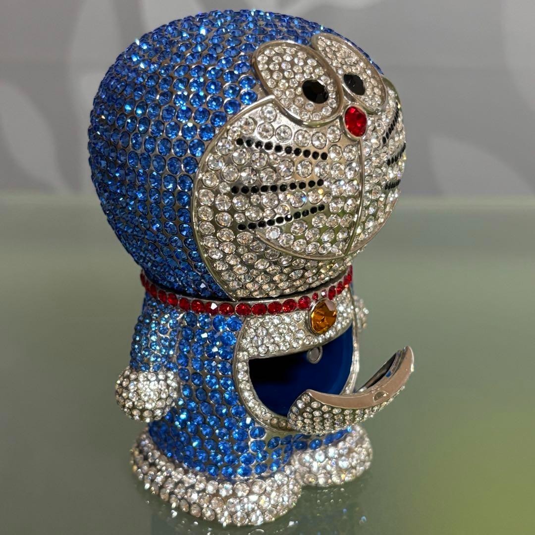 Rare Doraemon Crystal Figure Licensed 2006 Fujiko