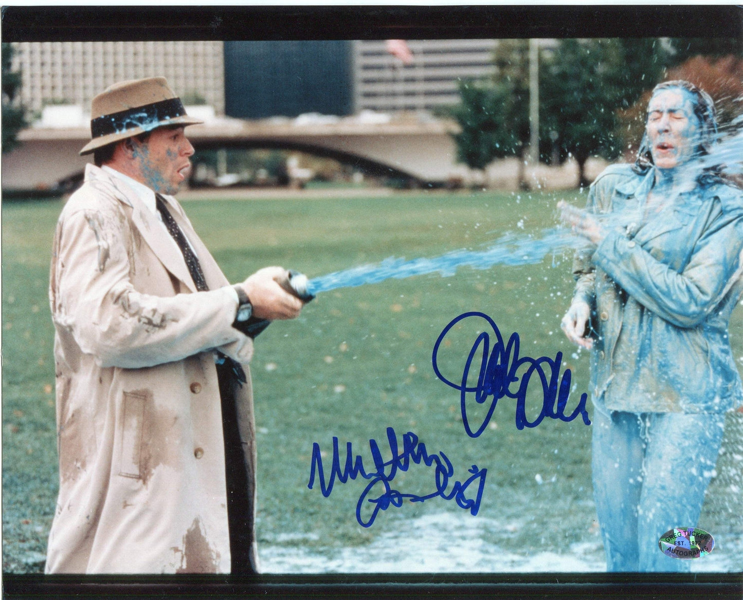 Matthew Broderick & Joely Fisher Autographed 8X10 Photo