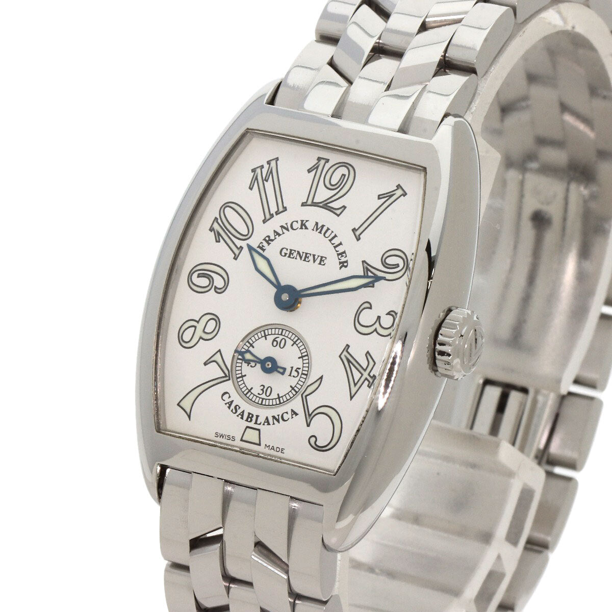 Franck Muller Tonneau Curvex Watches 1750S6 Stainless Steel/Stainless Steel ...