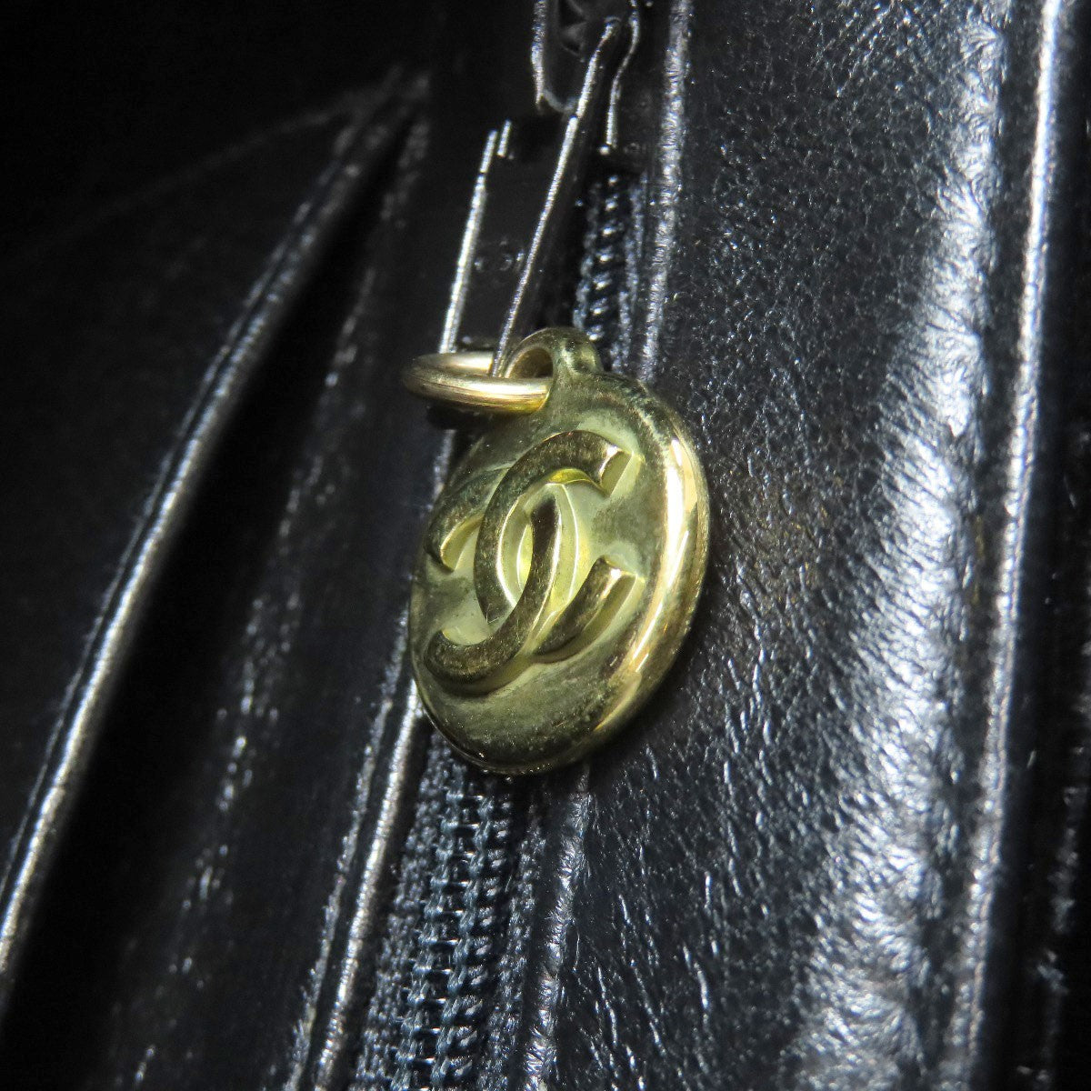 Velor CHANEL COCO Mark GoldHardware Shoulder Bag