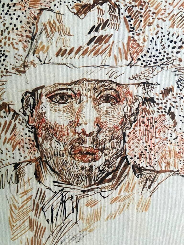 Vincent Van Gogh Lithograph 1978