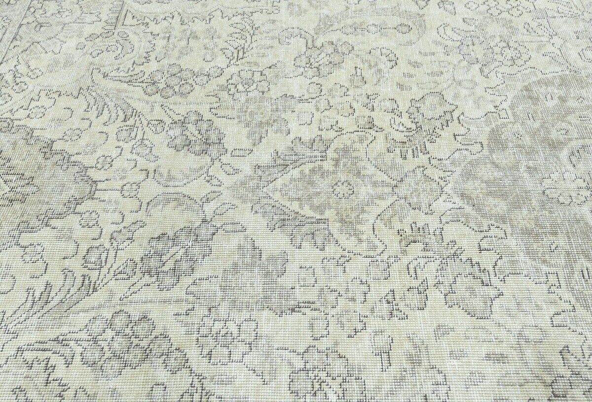 Handmade Antique Distressed Oriental Rug Muted