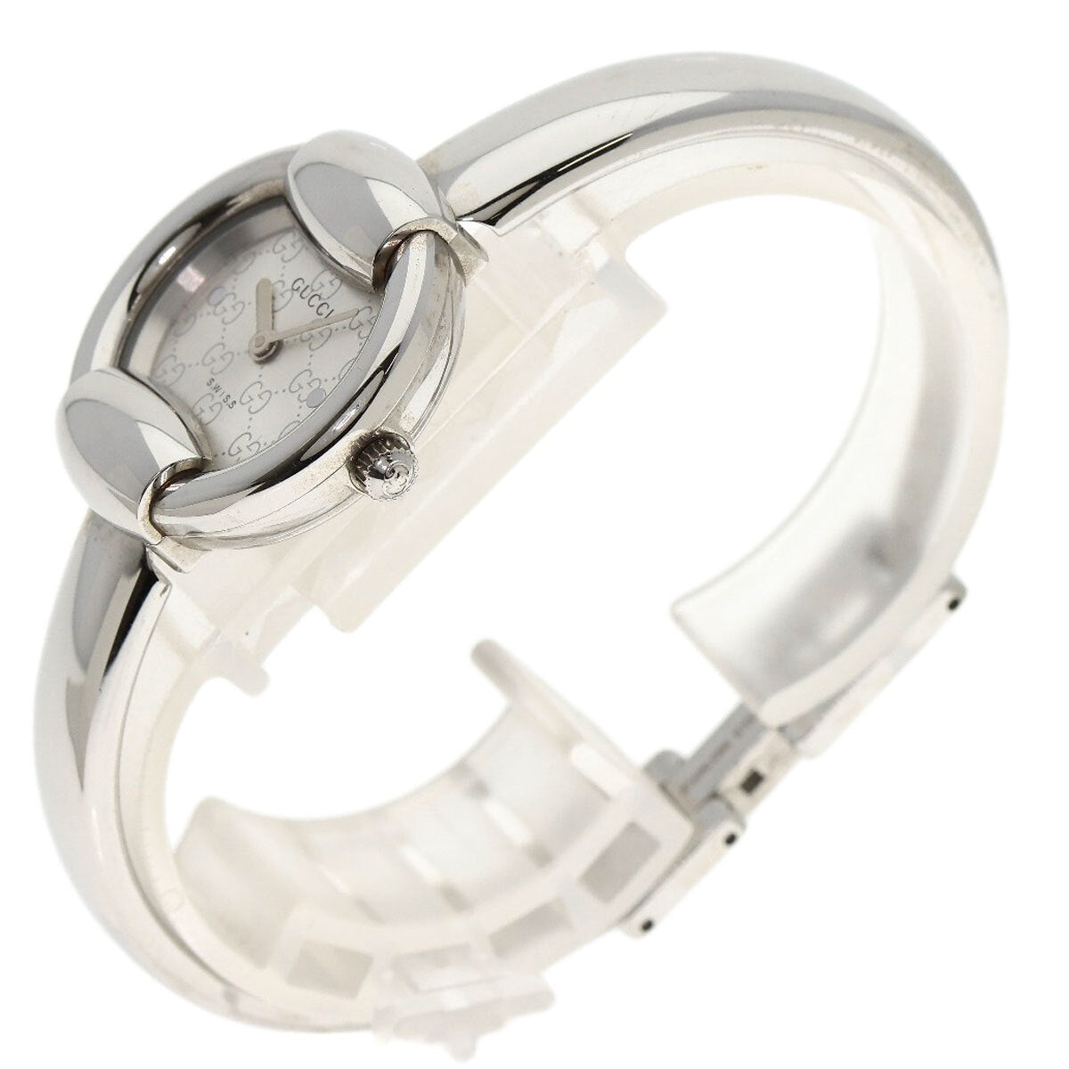 Gucci Round Face Watches 1400L Stainless Steel/Stainless Steel Ladies