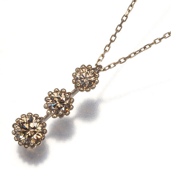 Kashikey Necklace Brown Diamond Diamond 0.40Ct