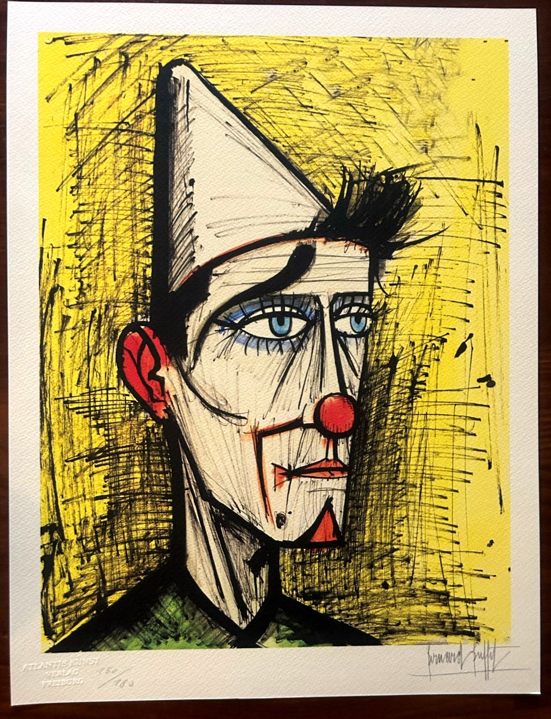 Bernard Buffet Lithograph Certified Coa