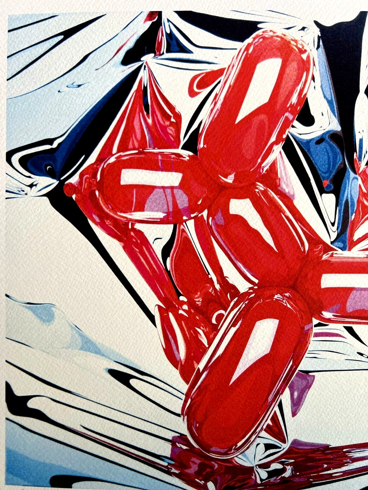 Jeff Koons Lithograph Mori Museum Coa Limited Edition Numbered 200Ex