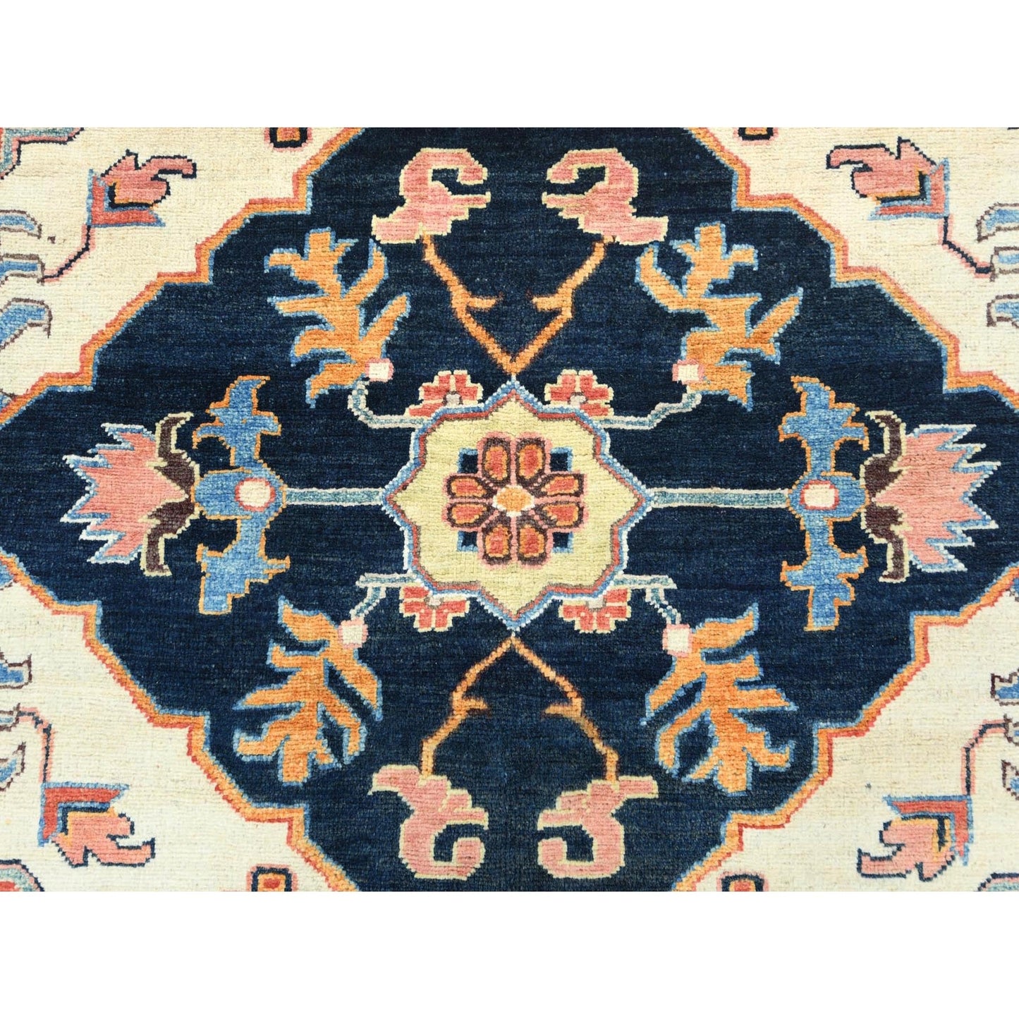 12'X14'7" Imperial Red Afghan Peshawar Heris Wool Hand Knotted Rug