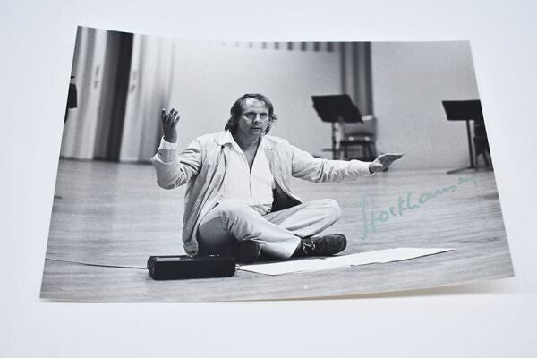 Karlheinz Stockhausen Photo Print Signed With