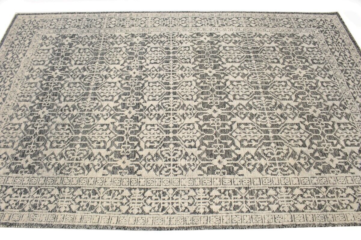 Handmade Wool Modern Oriental Rug 6X9 Ft