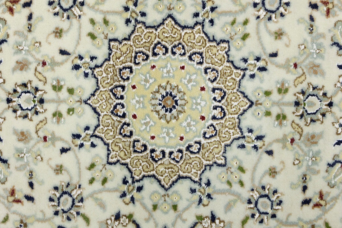 Indo-Nain Oriental Runner Rug Medallion Floral