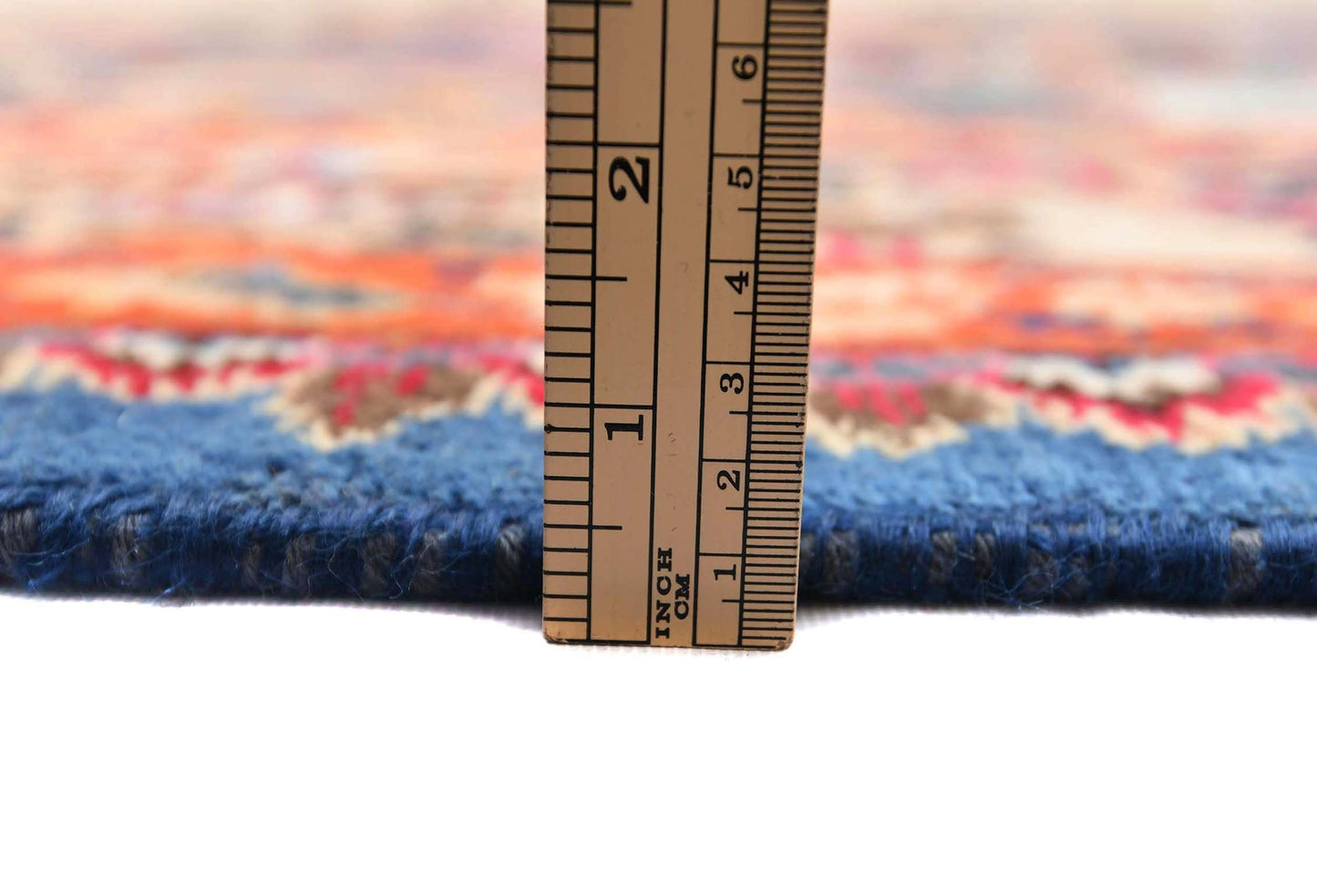 One-Of-A-Kind Semi-Antique Oriental Rug Navy Blue