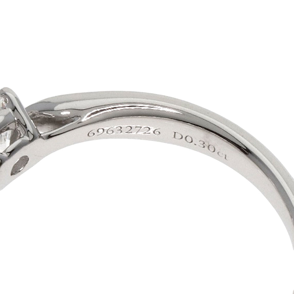 Tiffany&Co. Ring 1P Diamond Platinum Pt950