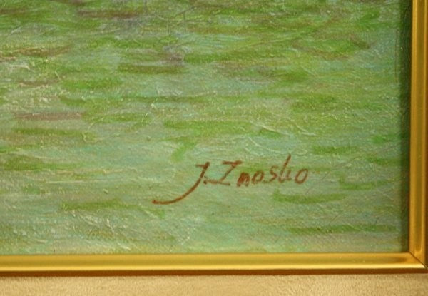 Jan Znosko (Poland) Original Oil Painting "Ile De La Cit, Paris" F20 Signed