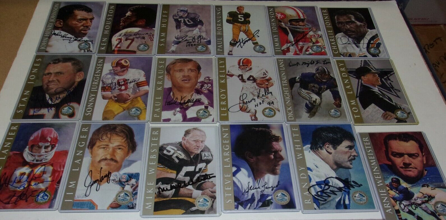 Roger Staubach,Joe Namath ,Tom Landry Hof Series