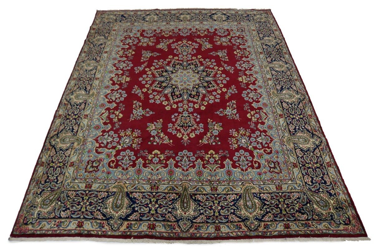One-Of-A-Kind Vintage Handmade Oriental Rug