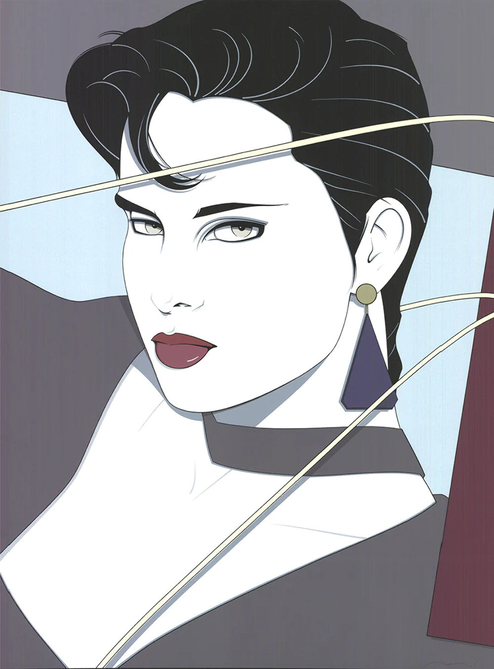 Patrick Nagel Commemorative #11 " Serigraph Contemporary