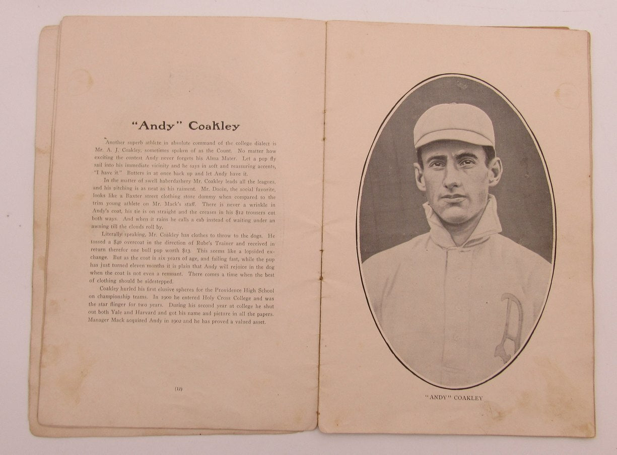 Vintage 1905 Philadelphia Athletics A'S Yearbook