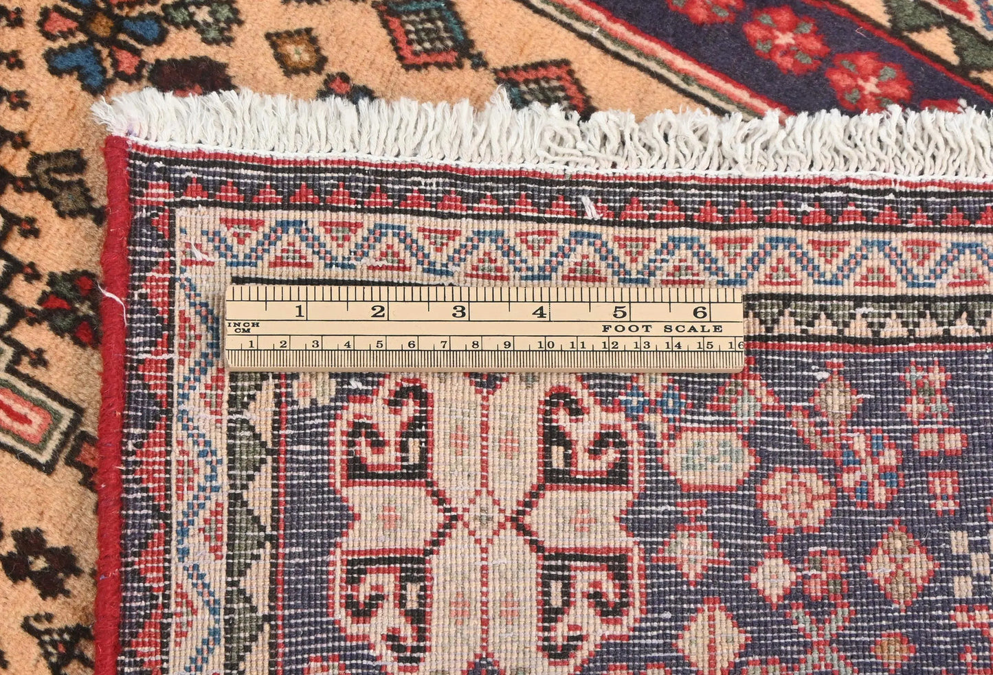 Handmade Vintage Tribal Oriental Rug 2X5 Ft